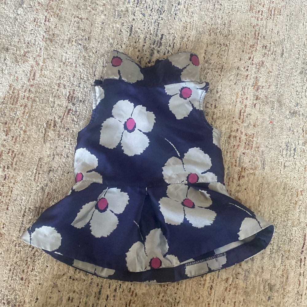 Janie & Jack 3t peplum top. Satin material. So cute!